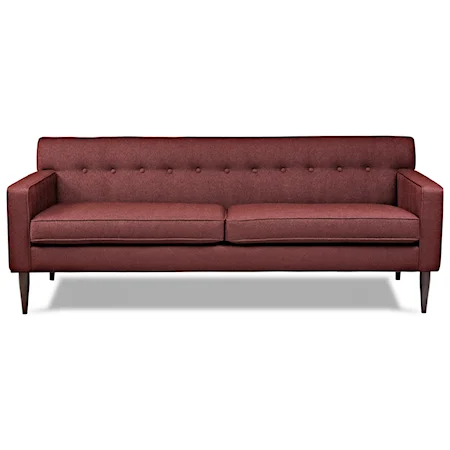 Mid Century Modern 2-Seat Tufted Sofa